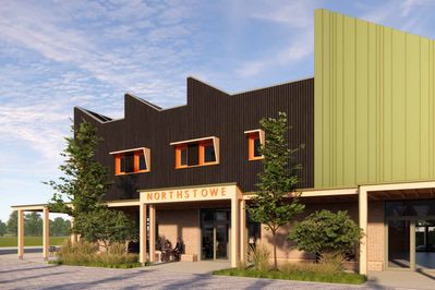 Proposed Northstowe Community Centre by CZWG Architects in conjunction with AR Urbanism. Courtesy of CZWG, UK