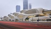 Riyadh unveils Zaha Hadid Architects-designed metro station