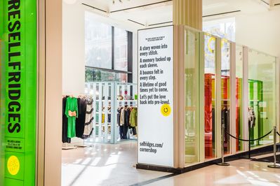 Via Project Earth, Selfridges hopes its circular business model, Reselfridges, will account for 45% of all transactions by 2030, UK