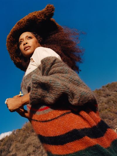 Erykah Badu - one of Nubianizm's leading inspirations - featured in Vogue US, photography by Jamie Hawkesworth