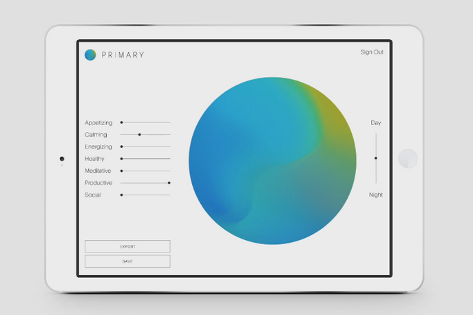 Primary branding by DIA, New York